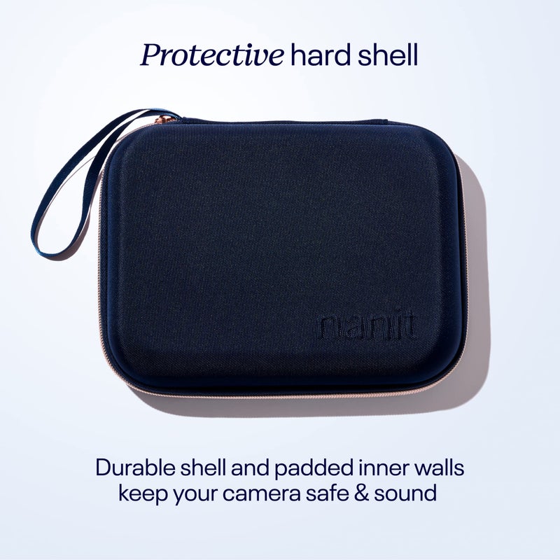 Nanit Travel Case - Protective Hard Shell Carrying Case for Nanit Pro Baby Monitor and Multi-Stand Travel Accessory  Blue - Image 5